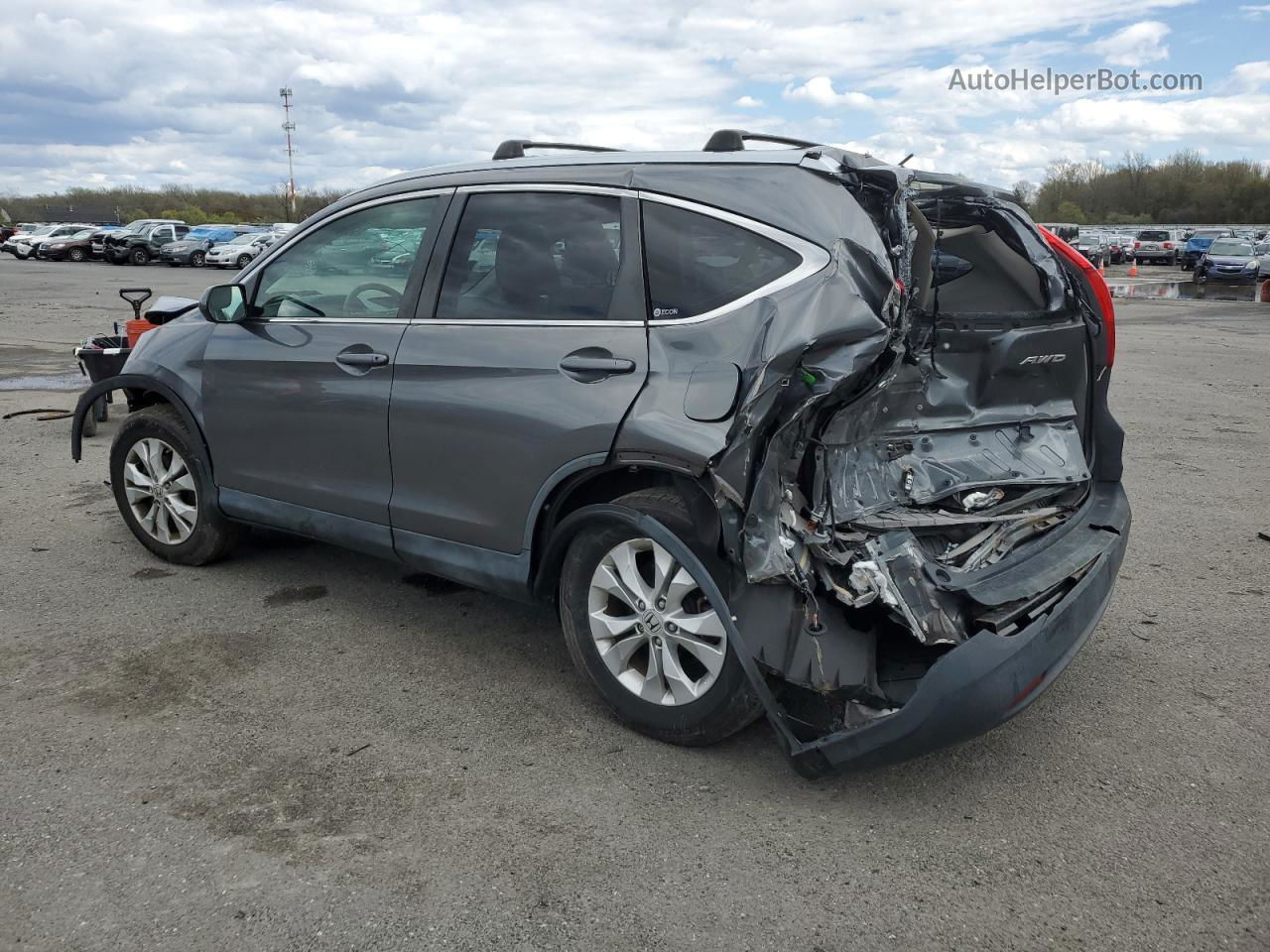 2012 Honda Cr-v Exl Gray vin: JHLRM4H7XCC003336