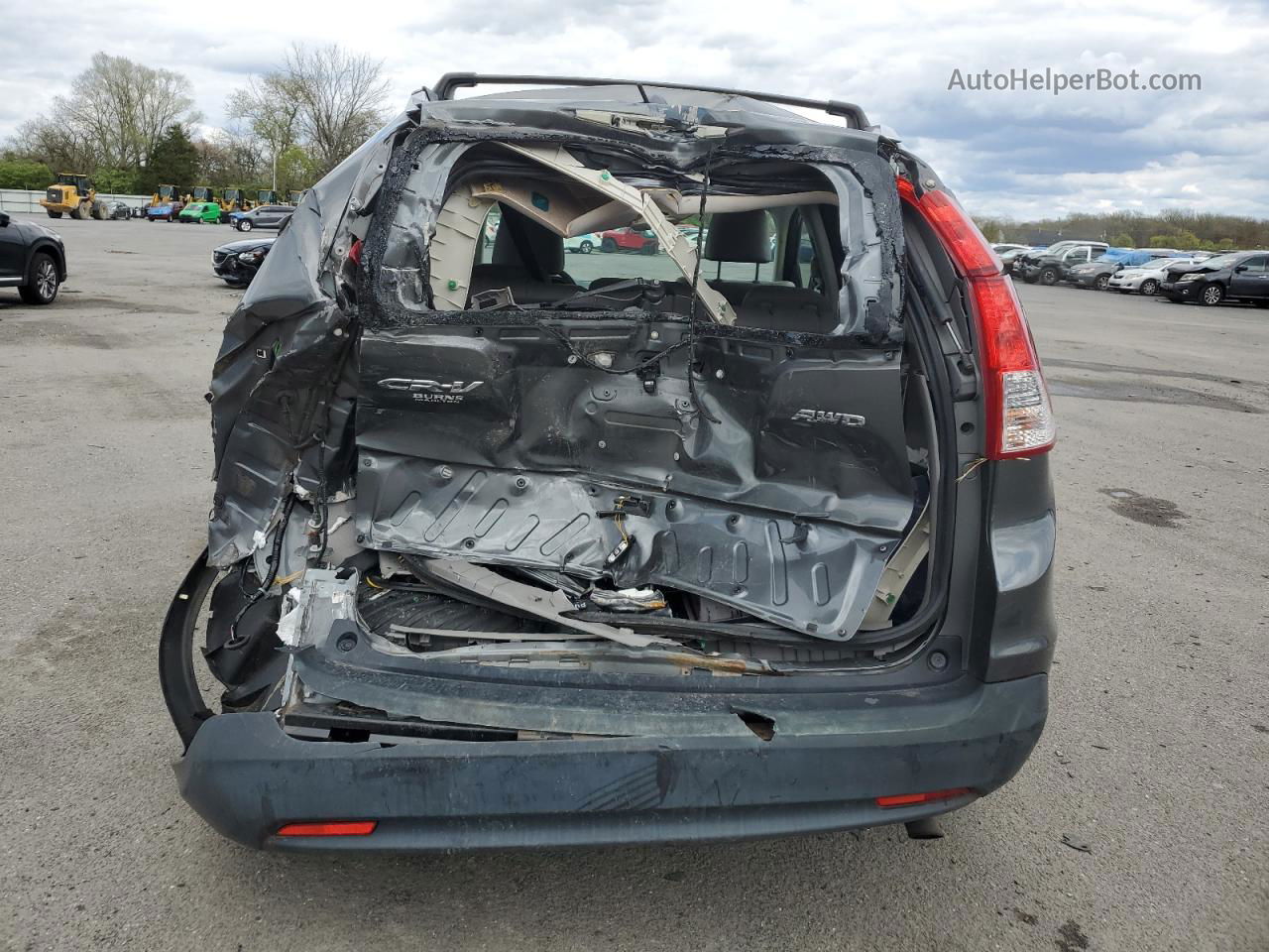 2012 Honda Cr-v Exl Gray vin: JHLRM4H7XCC003336