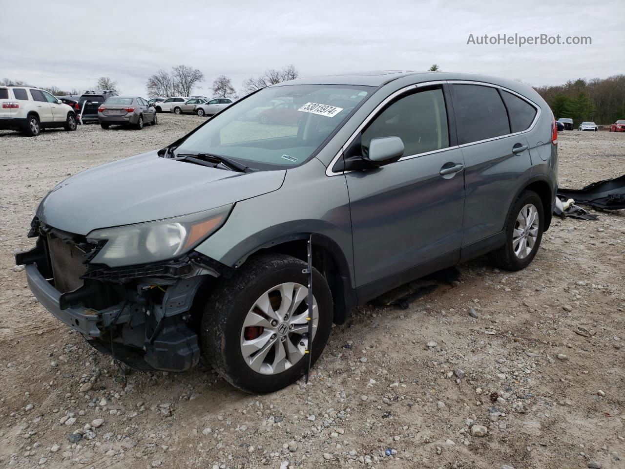 2012 Honda Cr-v Exl Turquoise vin: JHLRM4H7XCC006222