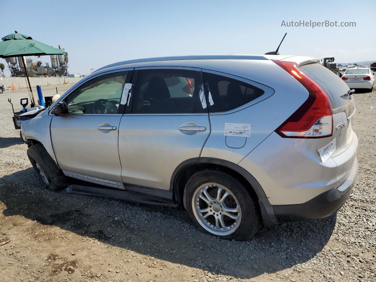 2012 Honda Cr-v Exl Silver vin: JHLRM4H7XCC007337