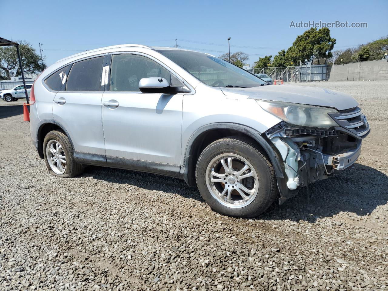 2012 Honda Cr-v Exl Серебряный vin: JHLRM4H7XCC007337