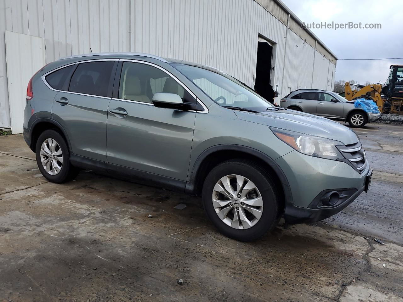 2012 Honda Cr-v Exl Blue vin: JHLRM4H7XCC010643