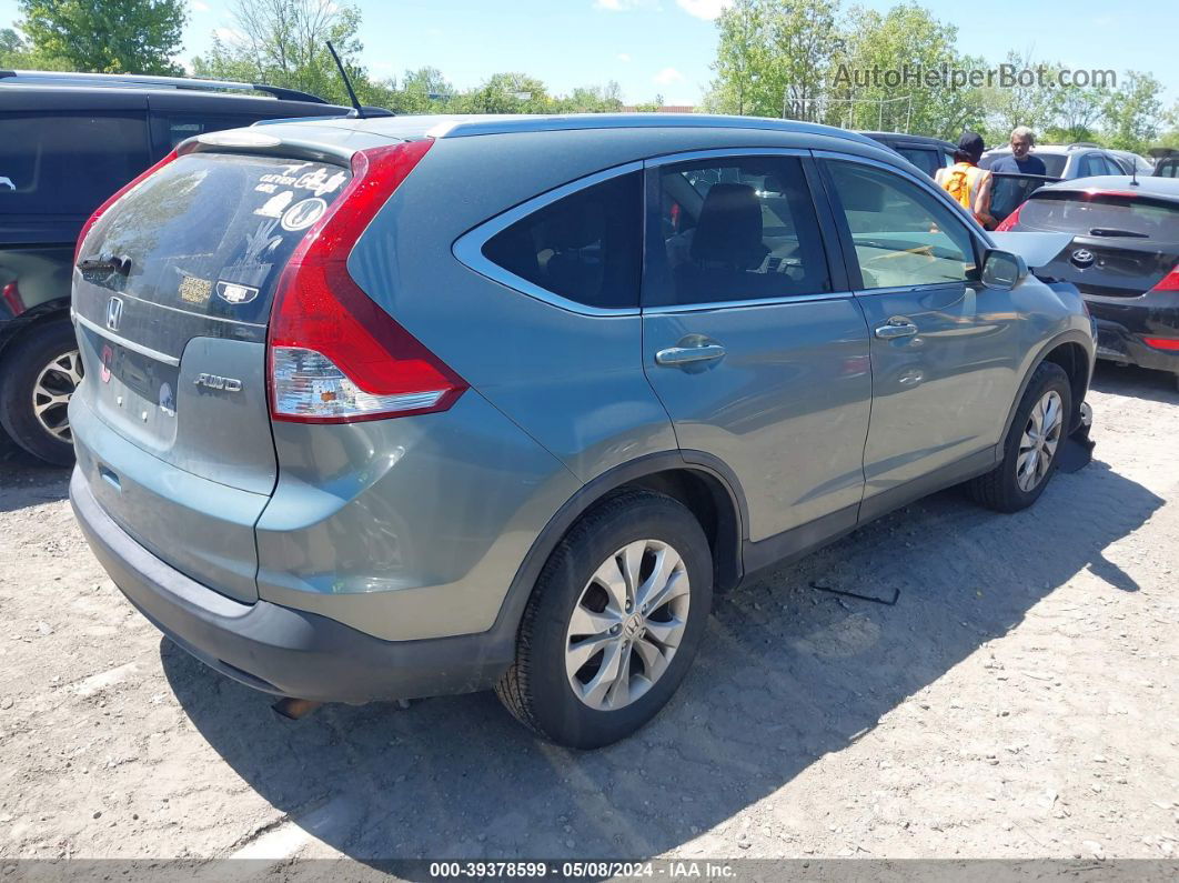 2012 Honda Cr-v Ex-l Синий vin: JHLRM4H7XCC015910