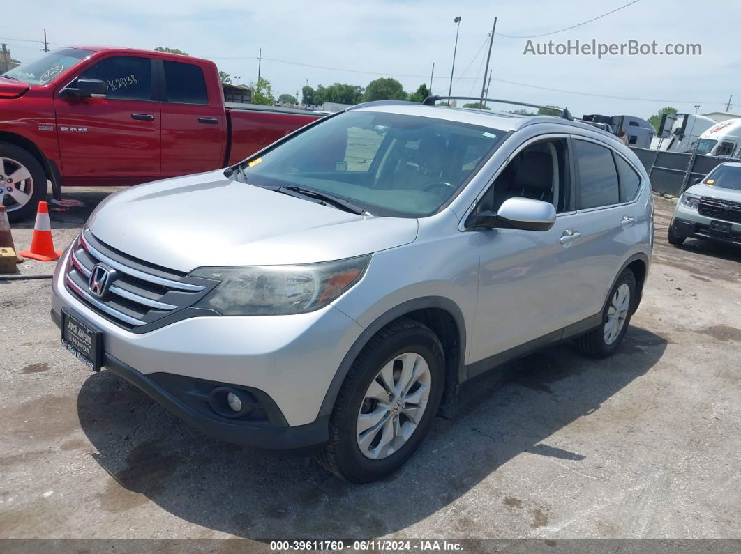 2012 Honda Cr-v Ex-l Silver vin: JHLRM4H7XCC016460