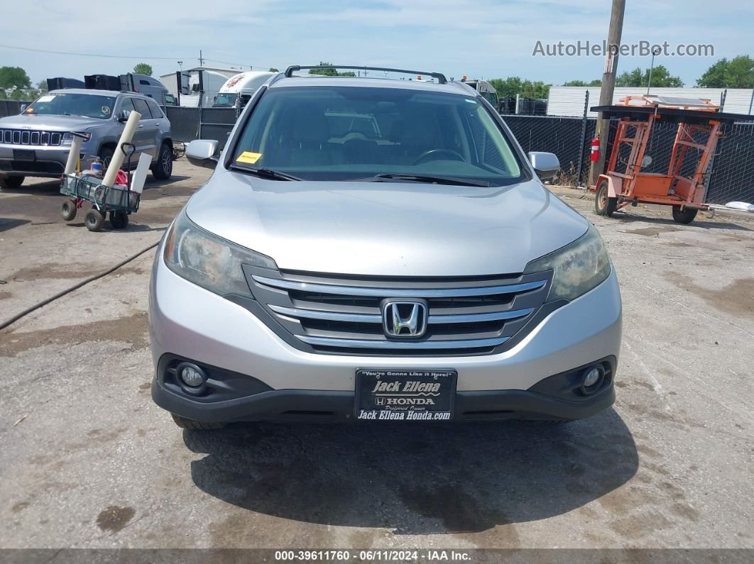 2012 Honda Cr-v Ex-l Silver vin: JHLRM4H7XCC016460