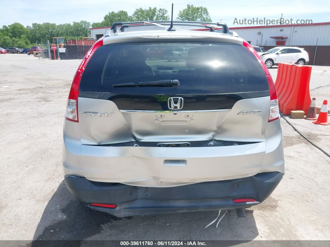 2012 Honda Cr-v Ex-l Silver vin: JHLRM4H7XCC016460