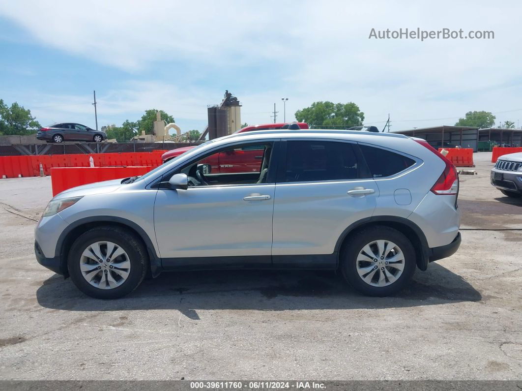 2012 Honda Cr-v Ex-l Silver vin: JHLRM4H7XCC016460