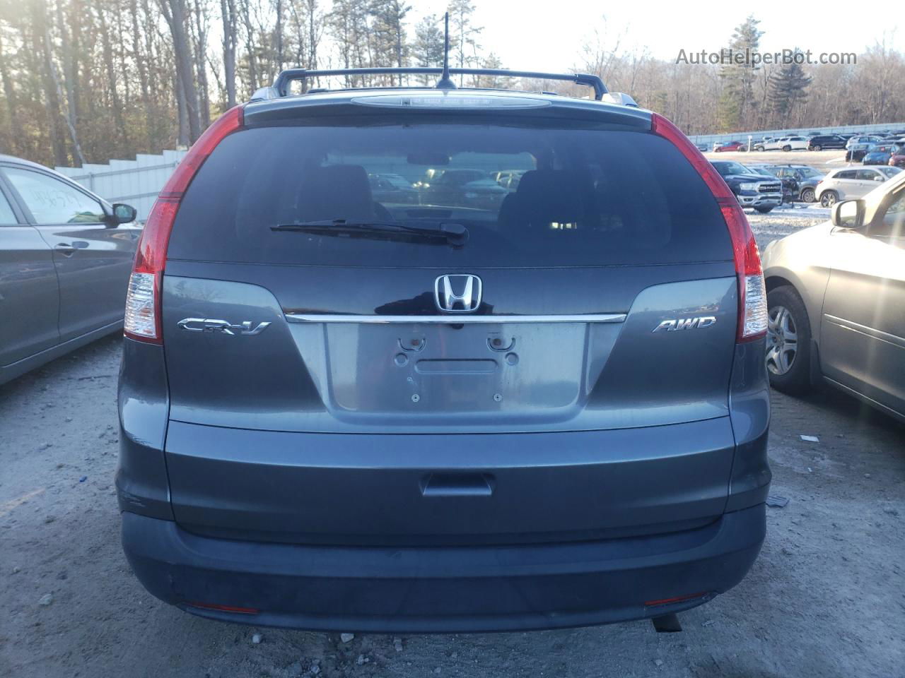 2012 Honda Cr-v Exl Gray vin: JHLRM4H7XCC019715