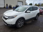 2019 Honda Cr-v Ex White vin: JHLRW2H50KX019548