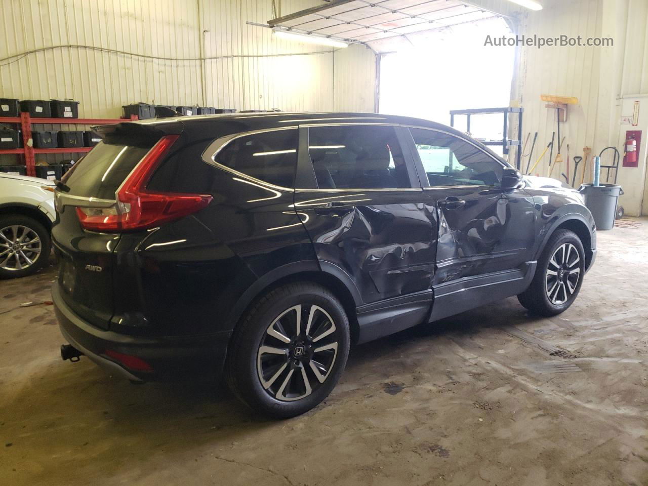 2019 Honda Cr-v Exl Black vin: JHLRW2H82KX019710