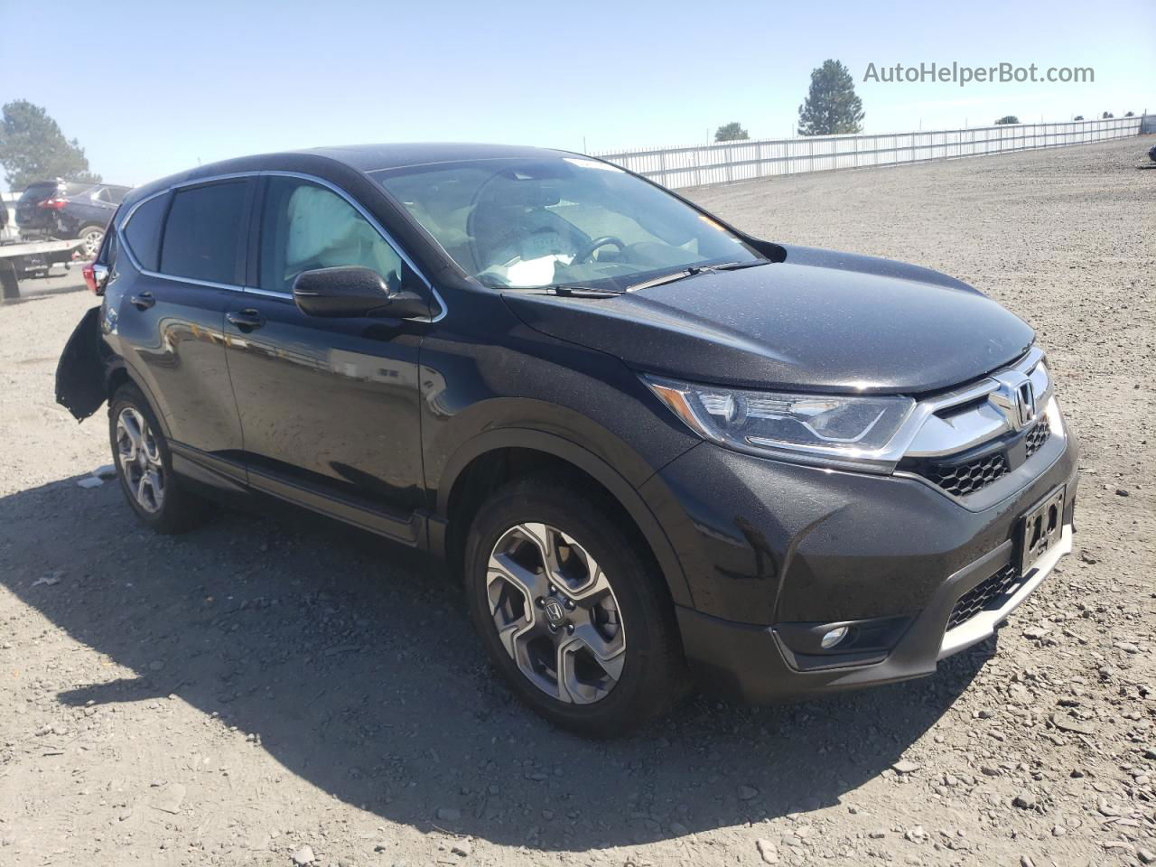 2019 Honda Cr-v Exl Black vin: JHLRW2H86KX021752