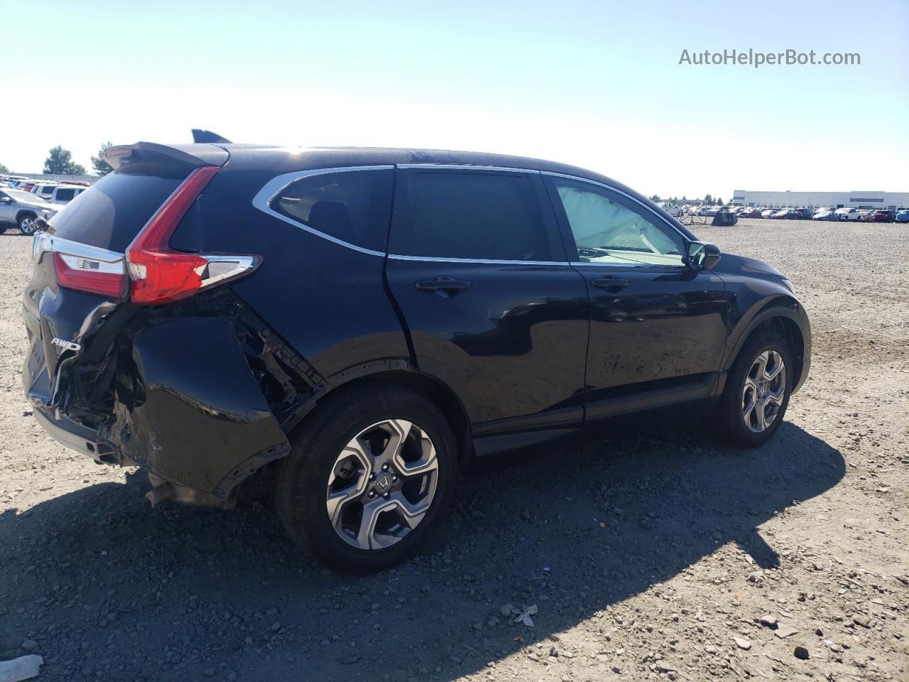 2019 Honda Cr-v Exl Black vin: JHLRW2H86KX021752