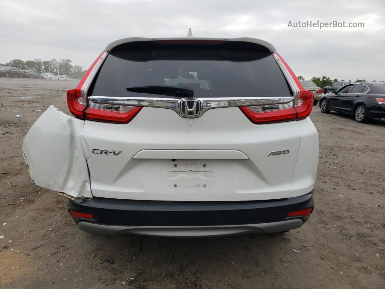 2019 Honda Cr-v Exl Белый vin: JHLRW2H88KX013524