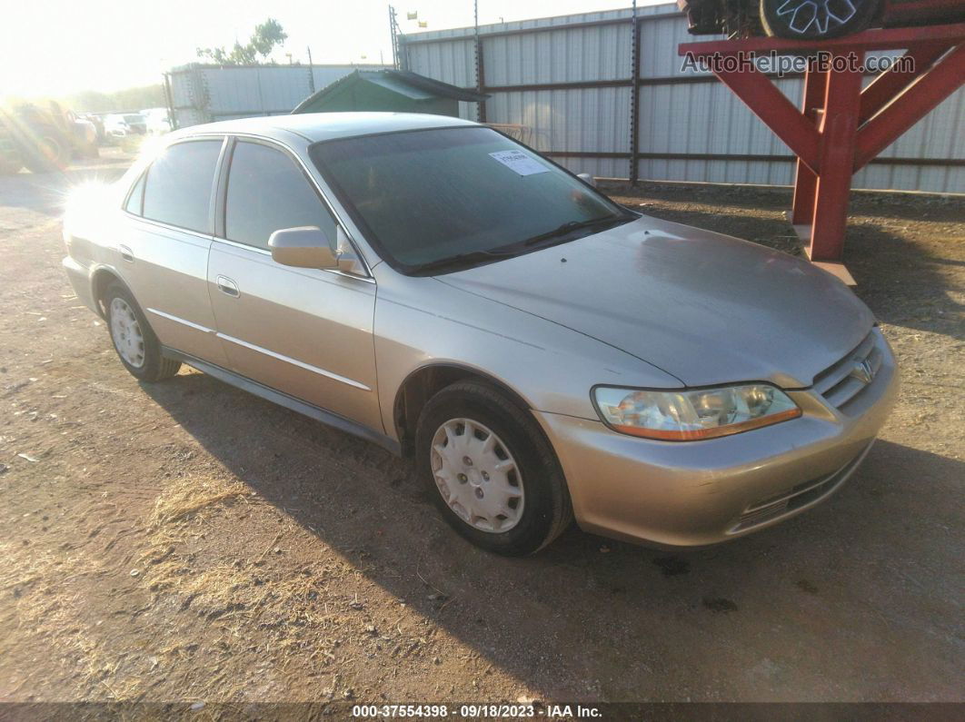 2001 Honda Accord Sdn Lx Золотой vin: JHMCG56401C015869