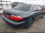 2000 Honda Accord Sdn Lx Green vin: JHMCG564XYC012987