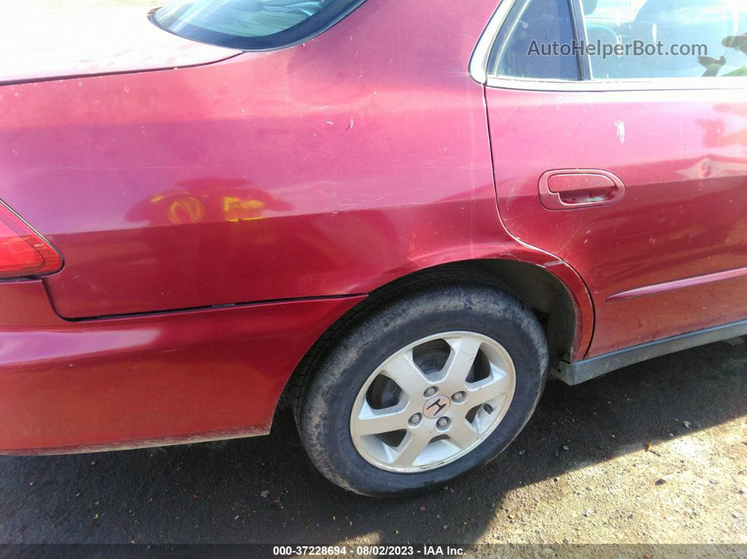 2000 Honda Accord Sdn Se Red vin: JHMCG5673YC011335