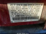 2000 Honda Accord Sdn Se Красный vin: JHMCG5673YC011335