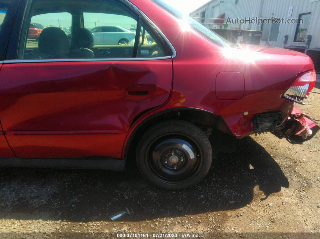 2000 Honda Accord Sdn Se Maroon vin: JHMCG5678YC036229