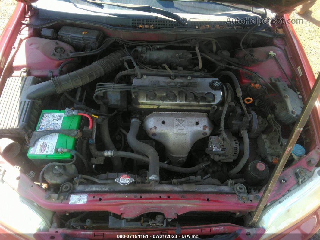 2000 Honda Accord Sdn Se Maroon vin: JHMCG5678YC036229