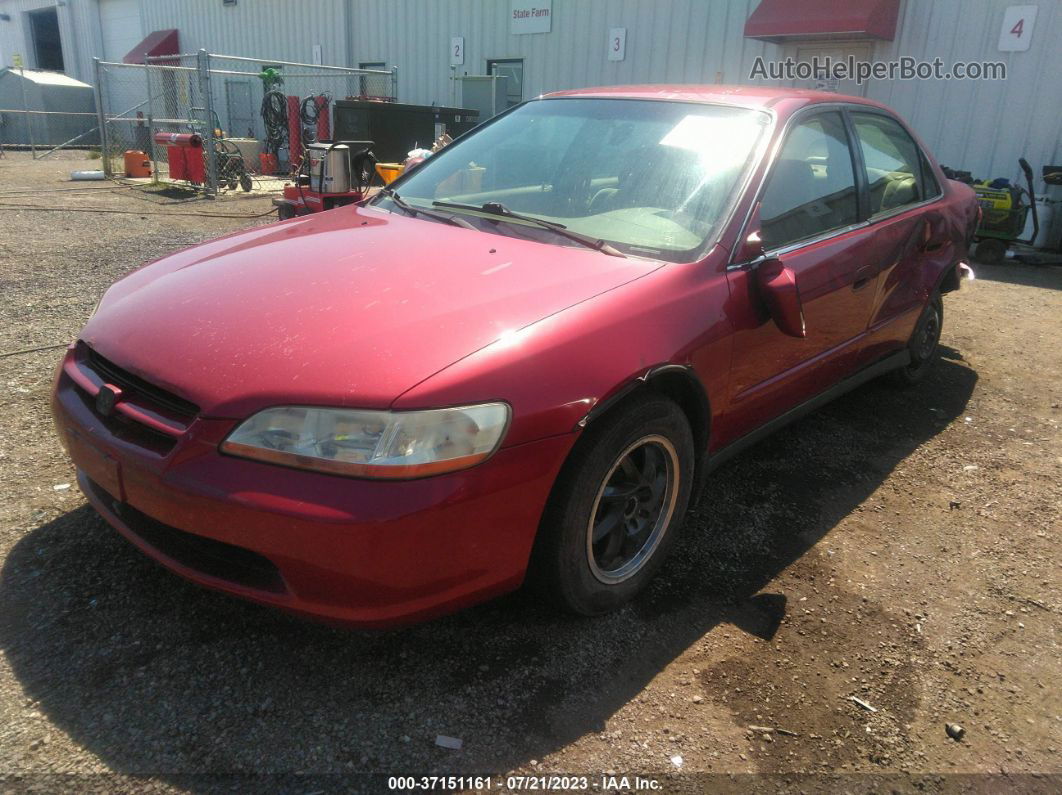 2000 Honda Accord Sdn Se Maroon vin: JHMCG5678YC036229