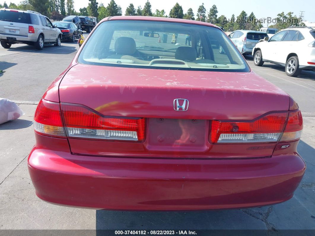 2001 Honda Accord Sdn Ex W/leather Red vin: JHMCG66091C019762