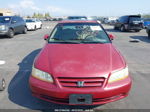 2001 Honda Accord Sdn Ex W/leather Red vin: JHMCG66091C019762