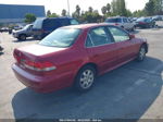 2001 Honda Accord Sdn Ex W/leather Red vin: JHMCG66091C019762