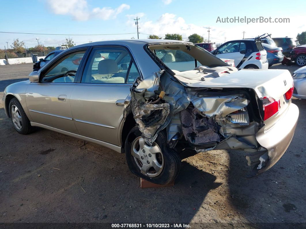 2000 Honda Accord Sdn Ex Beige vin: JHMCG6676YC027633