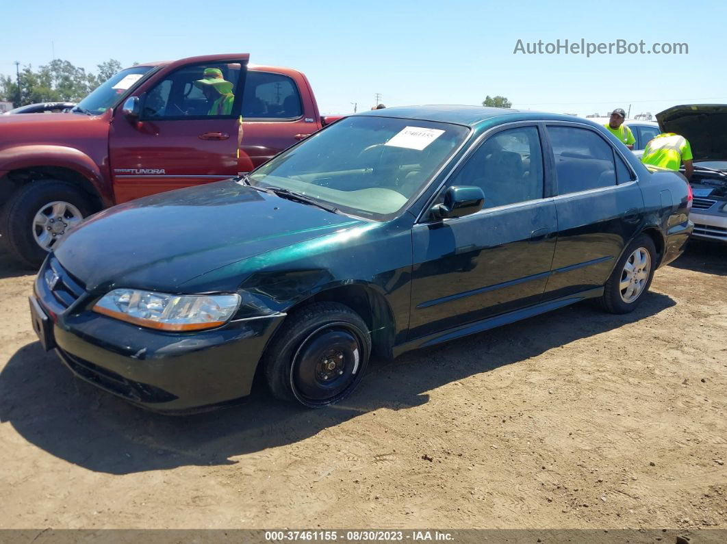 2001 Honda Accord Sdn Ex Green vin: JHMCG66801C018814