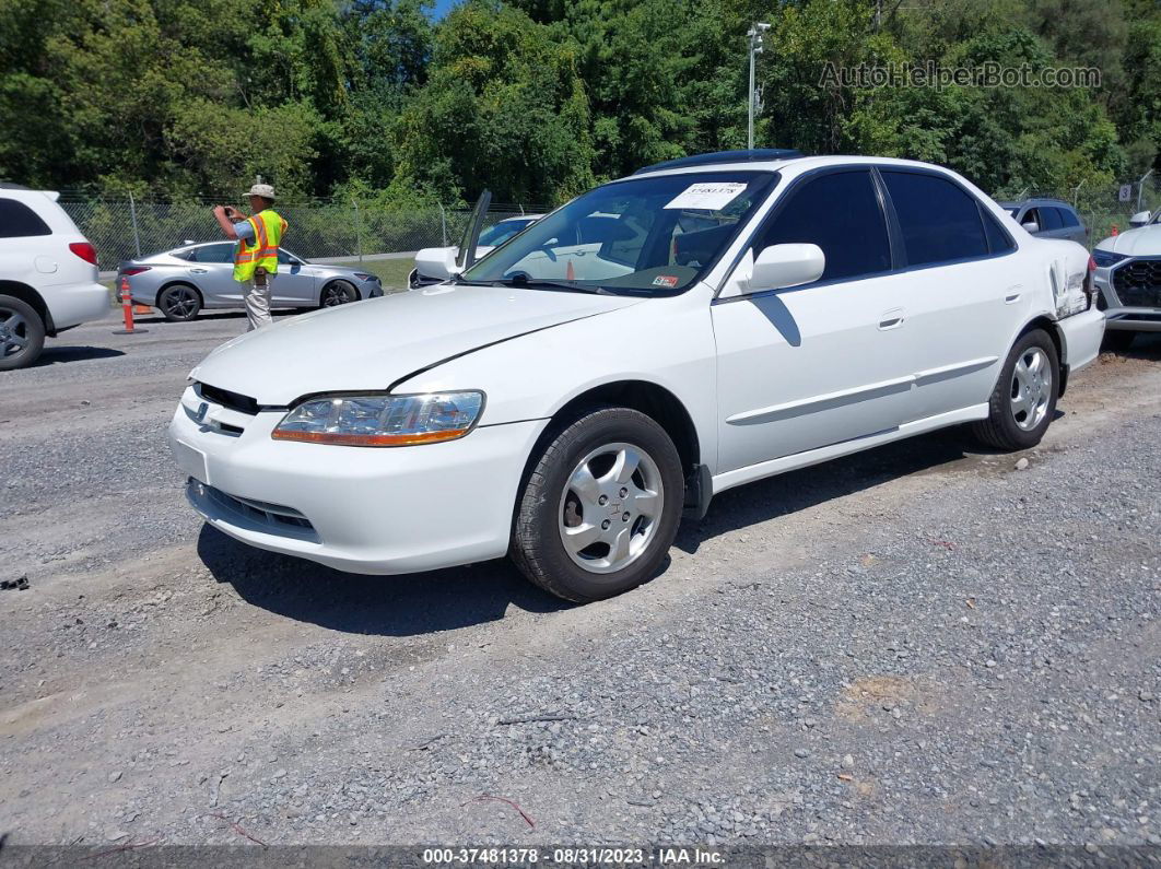 2000 Honda Accord Sdn Ex W/leather White vin: JHMCG6687YC005200