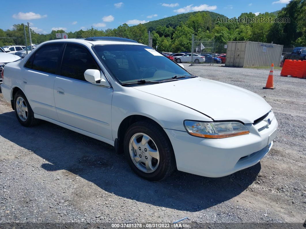 2000 Honda Accord Sdn Ex W/leather White vin: JHMCG6687YC005200