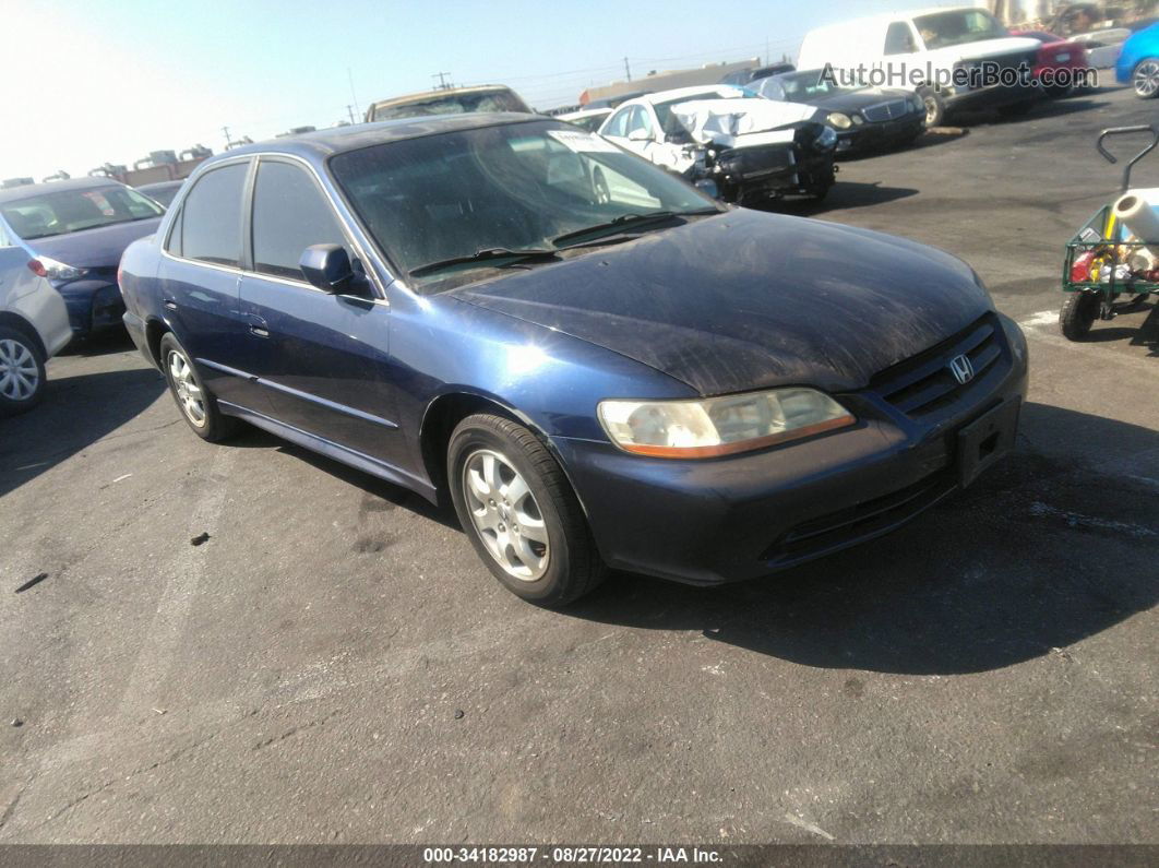 2001 Honda Accord Sdn Ex Blue vin: JHMCG66891C022926