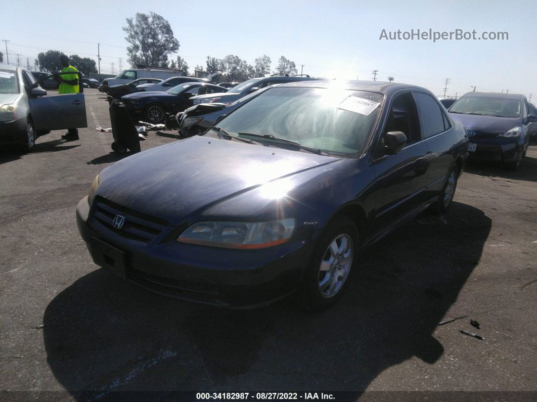 2001 Honda Accord Sdn Ex Blue vin: JHMCG66891C022926