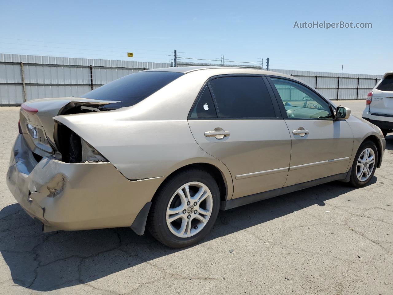 2007 Honda Accord Value Tan vin: JHMCM56107C009786