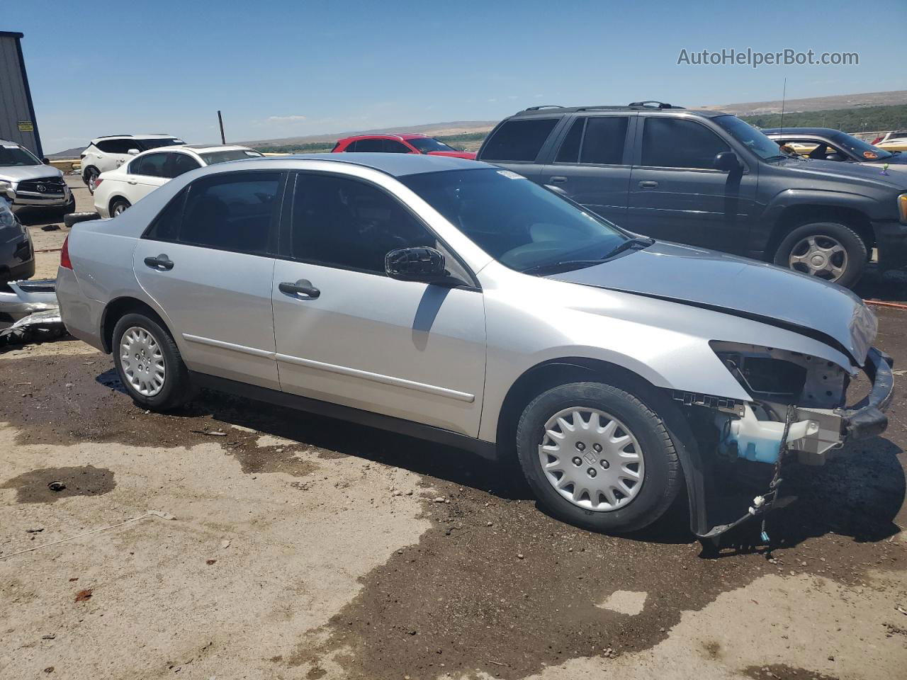 2007 Honda Accord Value Silver vin: JHMCM56147C009595