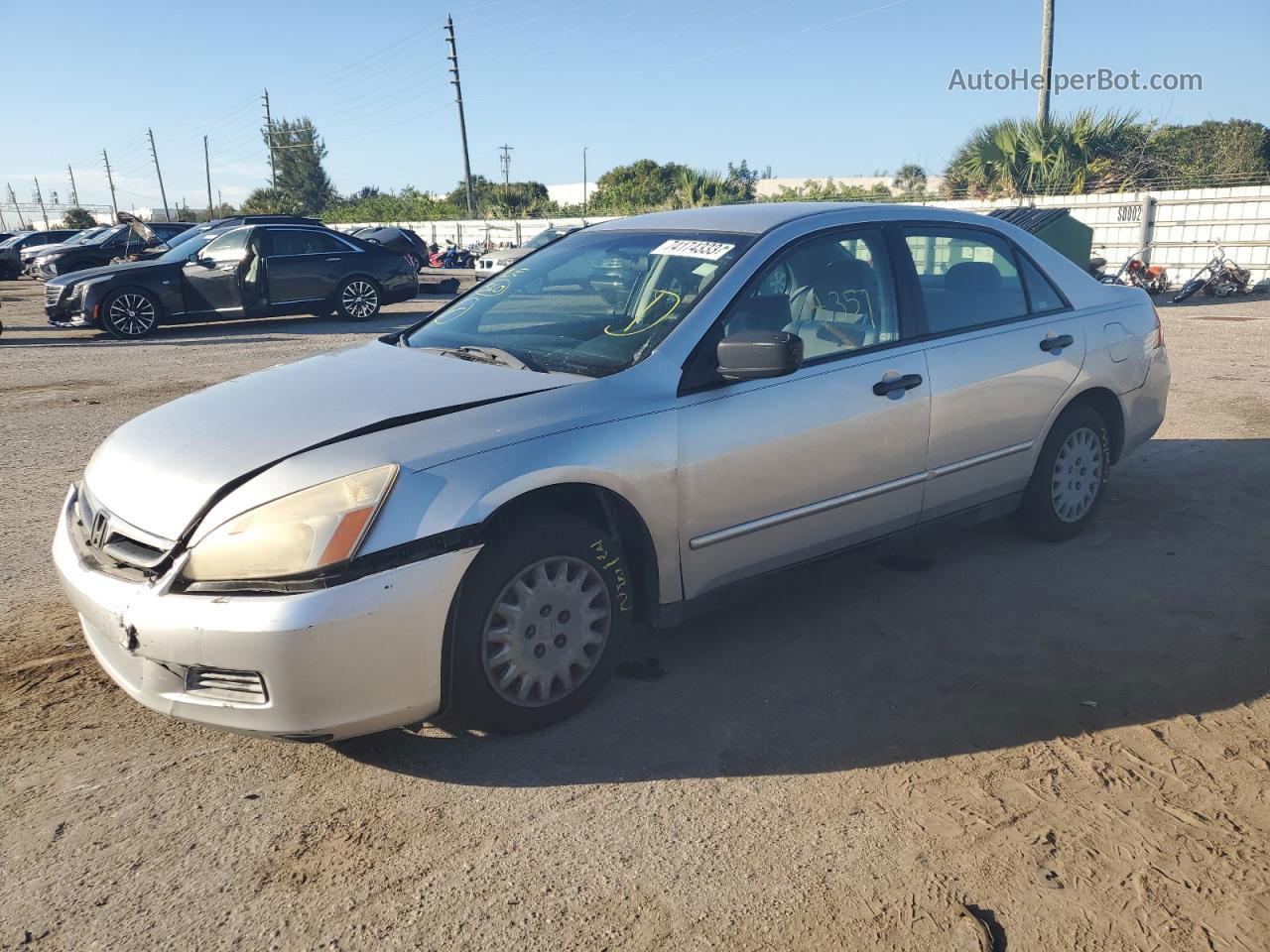 2007 Honda Accord Value Silver vin: JHMCM56177C009106