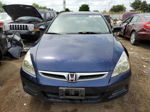 2007 Honda Accord Se Синий vin: JHMCM56307C009014