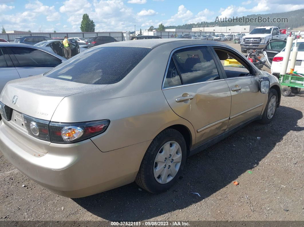 2003 Honda Accord Sdn Lx Brown vin: JHMCM56343C051471