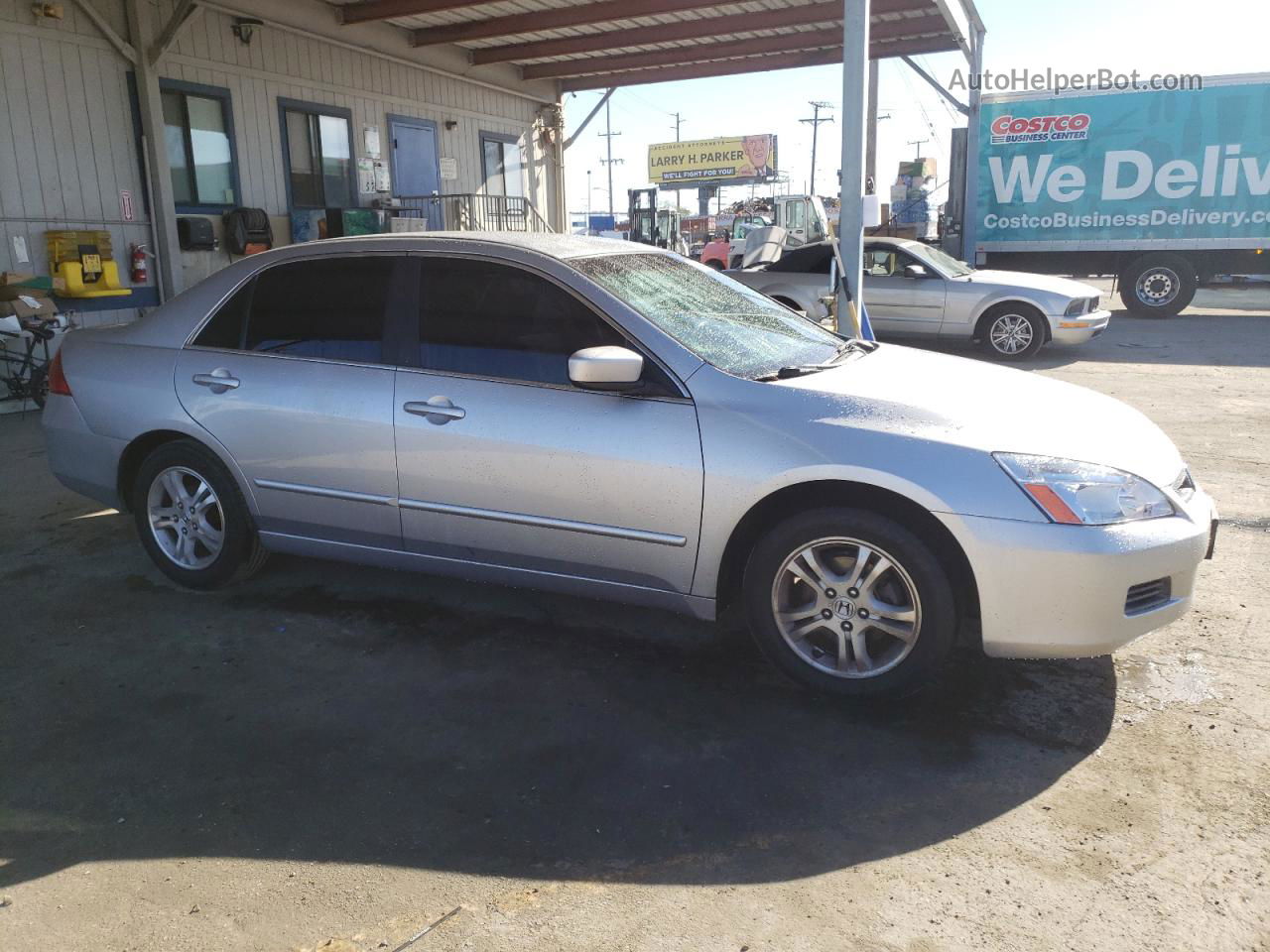 2007 Honda Accord Se Silver vin: JHMCM56357C023992