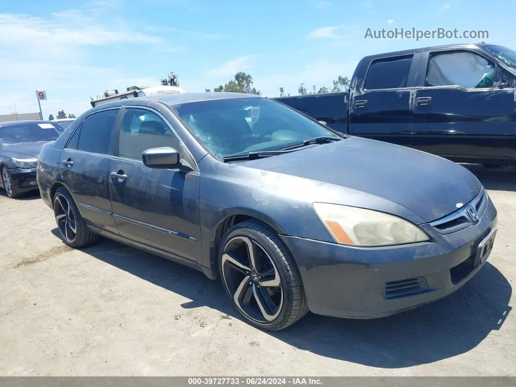 2007 Honda Accord 2.4 Se Серый vin: JHMCM56377C003646