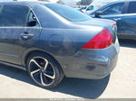 2007 Honda Accord 2.4 Se Gray vin: JHMCM56377C003646