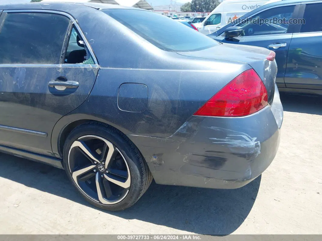 2007 Honda Accord 2.4 Se Серый vin: JHMCM56377C003646