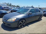 2007 Honda Accord 2.4 Se Gray vin: JHMCM56377C003646