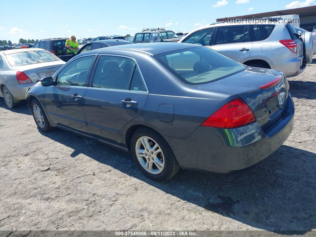 2007 Honda Accord 2.4 Se Silver vin: JHMCM56377C010645