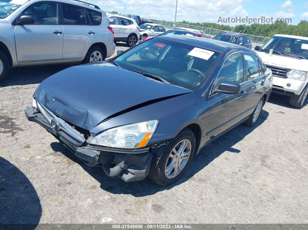 2007 Honda Accord 2.4 Se Silver vin: JHMCM56377C010645