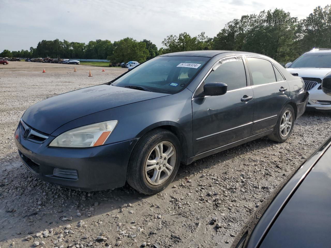 2007 Honda Accord Se Charcoal vin: JHMCM56377C024206