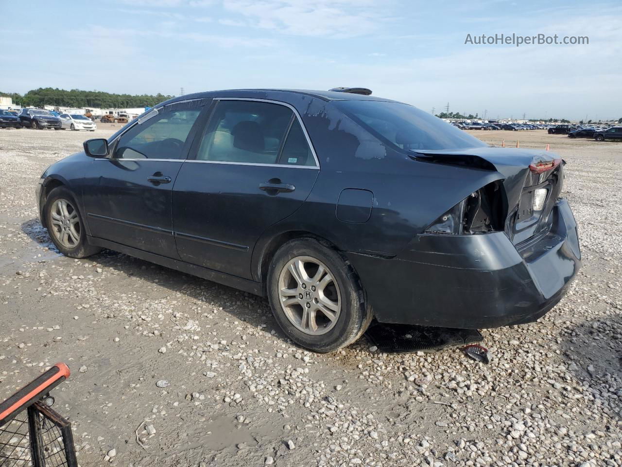 2007 Honda Accord Se Charcoal vin: JHMCM56377C024206