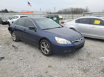 2007 Honda Accord Se Blue vin: JHMCM56387C018690