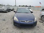 2007 Honda Accord Se Blue vin: JHMCM56387C018690