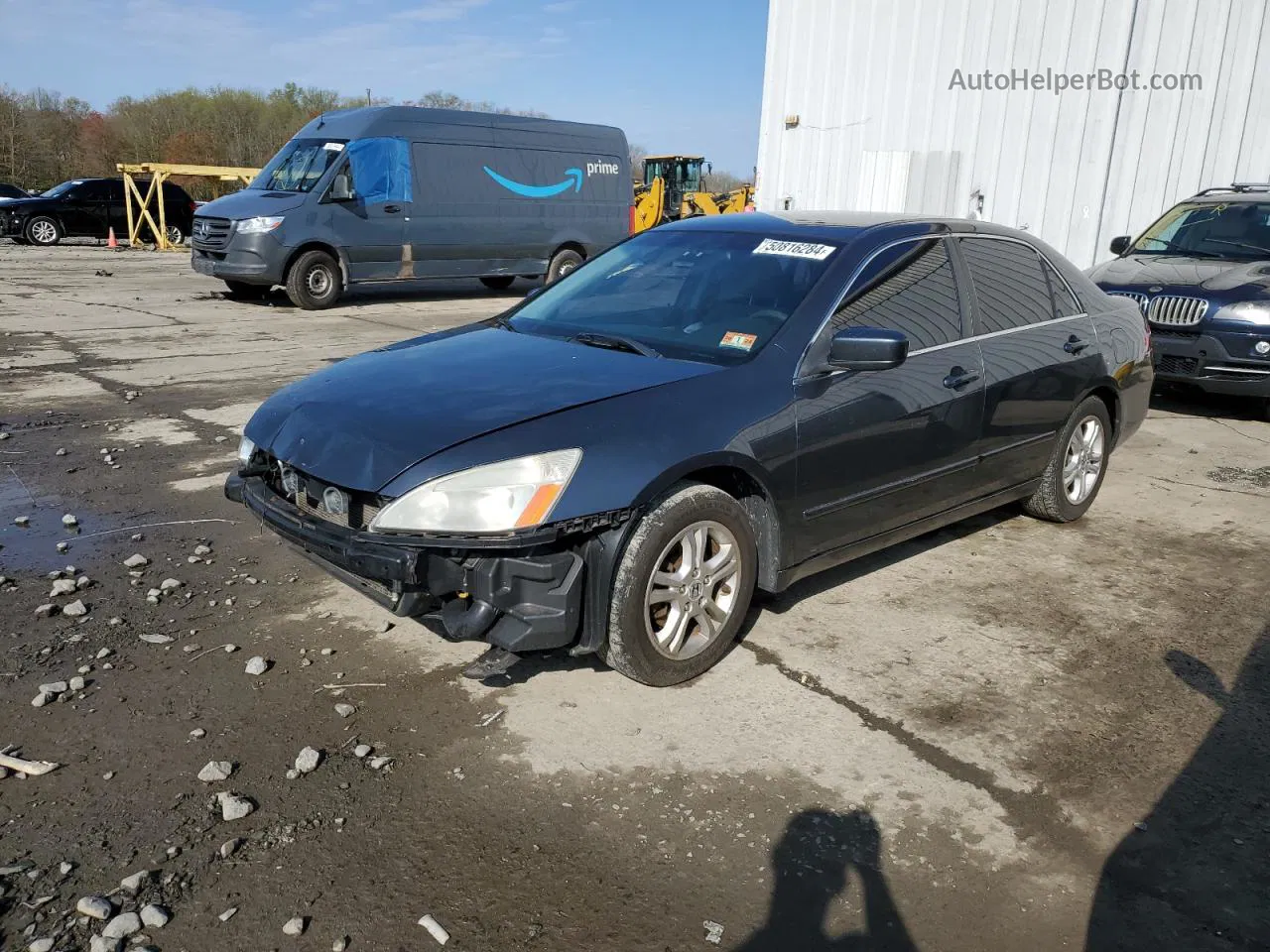 2007 Honda Accord Se Black vin: JHMCM56387C019712